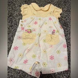 vintage winnie the pooh floral one piece😍💛🩷